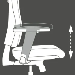 Chaise de bureau pivotante SITNESS BASIC 300