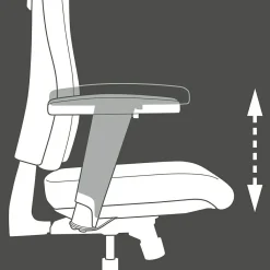 Chaise de bureau pivotante SITNESS PROFI 300-Topstar