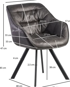 Chaise de salle à manger WOHNLING-Skyport Best