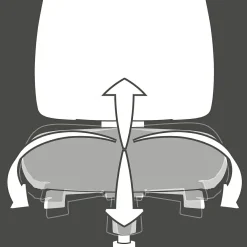 Chaise pivotante SITNESS JUNIOR 600