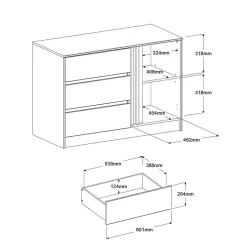 Chambre 2 éléments MIAMI 29-Parisot Clearance
