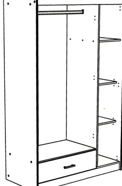 Chambre d'ado CHARLY 12-Parisot Outlet