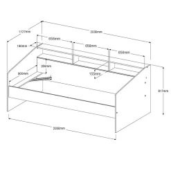 Chambre junior 3 éléments HOUSTON 42