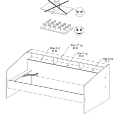 Chambre junior 2 éléments HOUSTON 45