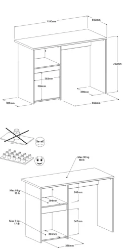 Chambre junior 3 éléments PIROUETTE 15-Parisot New