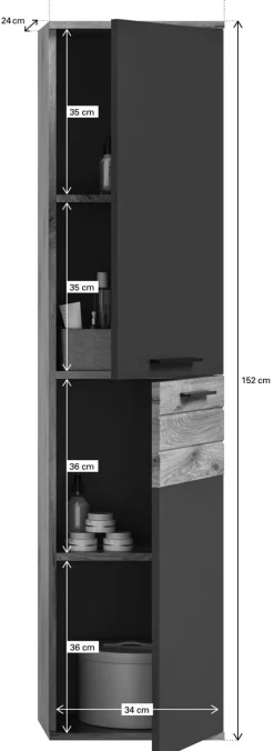 Colonne de salle de bains AGARO-Xonox Clearance