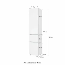 Colonne de salle de bains 40 cm KOPENHAGEN