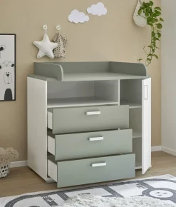 Commode à langer MAILAND-Pol-Power Outlet