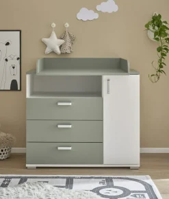 Commode à langer MAILAND-Pol-Power Outlet