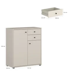 Commode TEMPRA 2-Forte Clearance