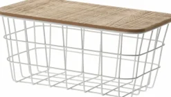 Corbeille métalllique avec couvercle KITCHEN MARKET