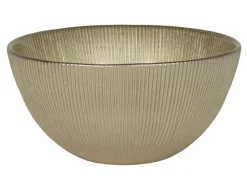 Coupelle en verre ton doré LUXURY