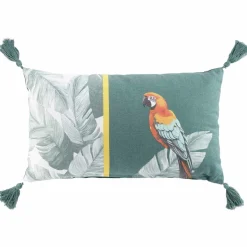 Coussin décoratif avec pompons perroquet OUTDOOR-U10