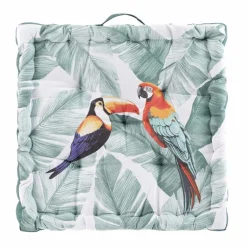 Coussin de sol perroquets OUTDOOR