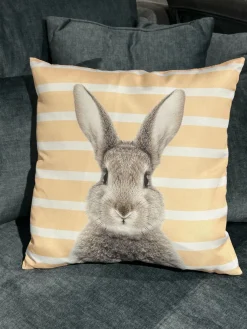 Coussin tête de lapin ROGER