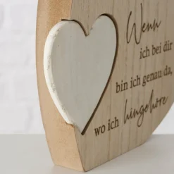 Décoration à poser coeur ZUHAUSE-Boltze New