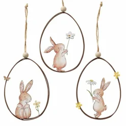 Décoration à suspendre lièvre dans œuf CHARMY-Boltze Best