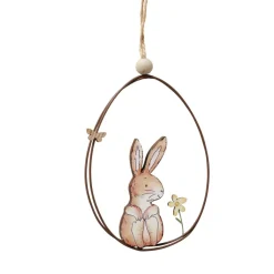 Décoration à suspendre lièvre dans œuf CHARMY-Boltze Best