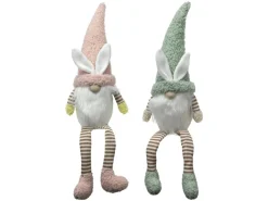 Décoration lutin lièvre de Pâques pour étagère PASTELL