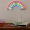Décoration murale néon arc-en-ciel JJA