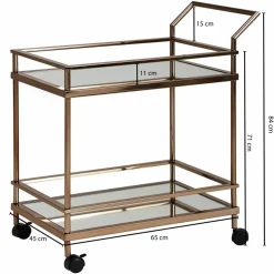 Desserte à roulettes AMAZONAS