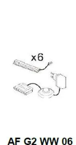 Eclairage de fond 6 pièces CATANIA CHAMBORD AF G2 WW 06