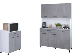 Ensemble avec buffet de cuisine MEMPHIS 2