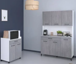 Ensemble avec buffet de cuisine MEMPHIS 2