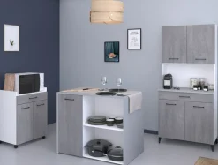 Ensemble avec buffet de cuisine MEMPHIS 5