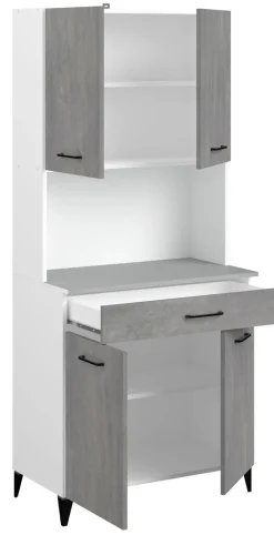 Ensemble avec buffet de cuisine MEMPHIS 1-Parisot Online