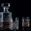 Ensemble bouteille à whisky et 2 verres NOBLESSE
