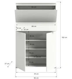 Ensemble de meubles à chaussures HADERO