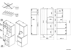 Ensemble de meubles pour machine à laver LAUNDRY 2-Parisot Clearance