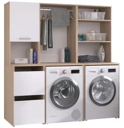 Ensemble de meubles pour machine à laver LAUNDRY 4-Parisot Online