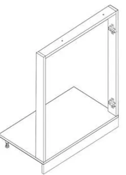 Ensemble meuble pour lave-vaisselle 11-101-17
