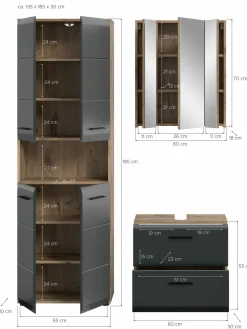 Ensemble salle de bains 3 éléments BONGA-Xonox Best