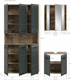 Ensemble salle de bains 3 éléments BONGA-Xonox Clearance