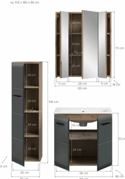 Ensemble salle de bains 3 éléments BONGA-Xonox Online