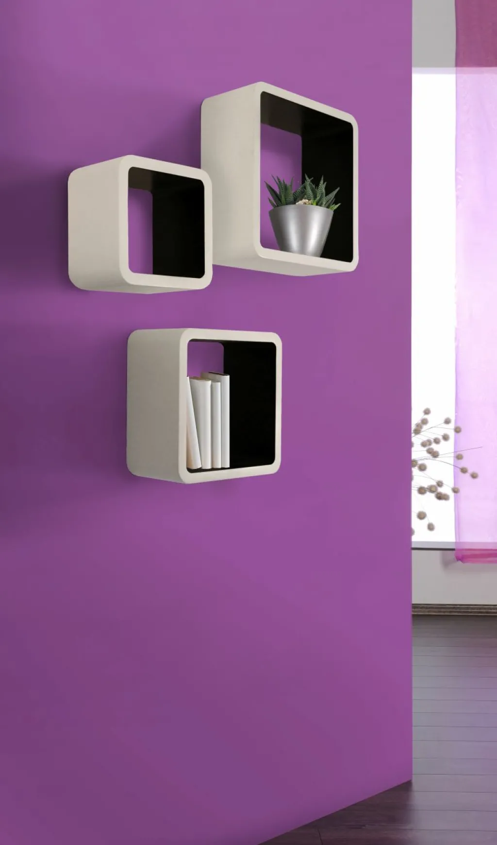 Etagères murales par lot de 3 CUBO-Finori Hot