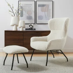 Fauteuil avec repose-pied 367797-Salesfever New