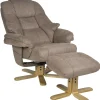 Fauteuil relax avec repose-pied BORDEAUX