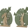 Figurine lièvre avec oeuf EASTER