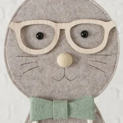 Figurine lièvre XL à lunettes STINO