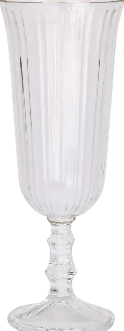 Flûte à champagne avec bord doré EH-Koopman Online