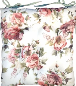 Galette de chaise VINTAGE ROSE