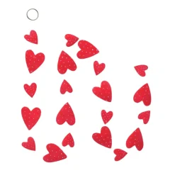 Guirlande de capiz cœurs MILENA