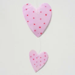 Guirlande de capiz cœurs MILENA