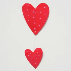 Guirlande de capiz cœurs MILENA