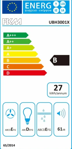 Hotte aspirante UBH3001X-PKM Sale