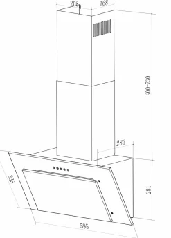 Hotte inclinée S13-60BBPY